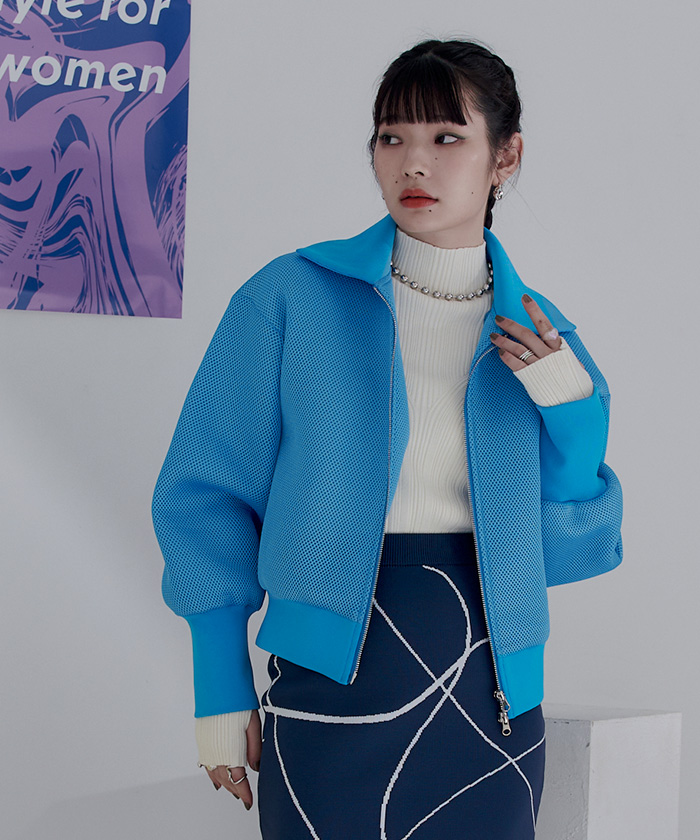 maison de dolce ボリュームスリーブライトブルゾン maison de dolce ボリュームスリーブライトブルゾン - メルカリ