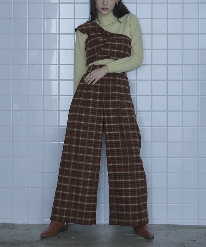 チェック柄　ビスチェセット ギンガムチェックSET UPビスチェ – Boka nii