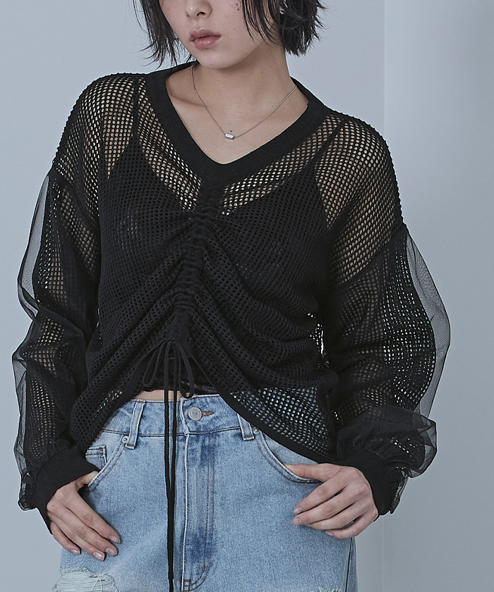 【週末限定値下げ】driesvannotenメッシュトップス 週末限定値下げ】driesvannotenメッシュトップス - メルカリ