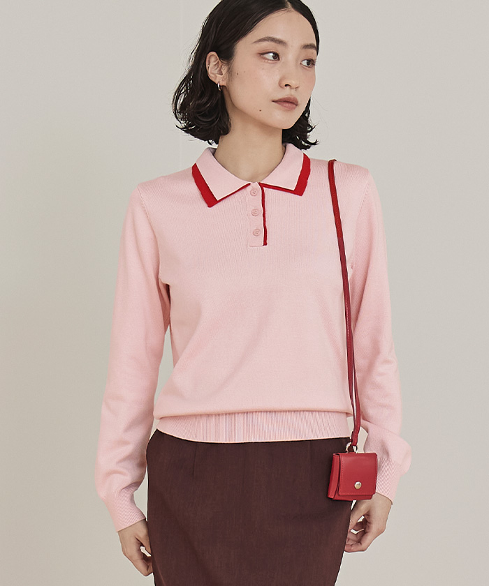 ダブルカラーニット〔メール便可／100〕 | miette