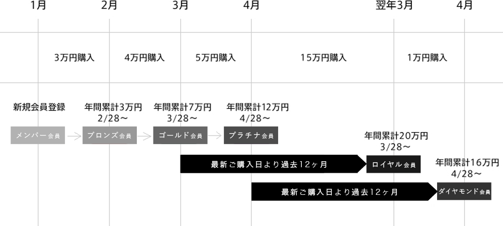 会員ステージについて